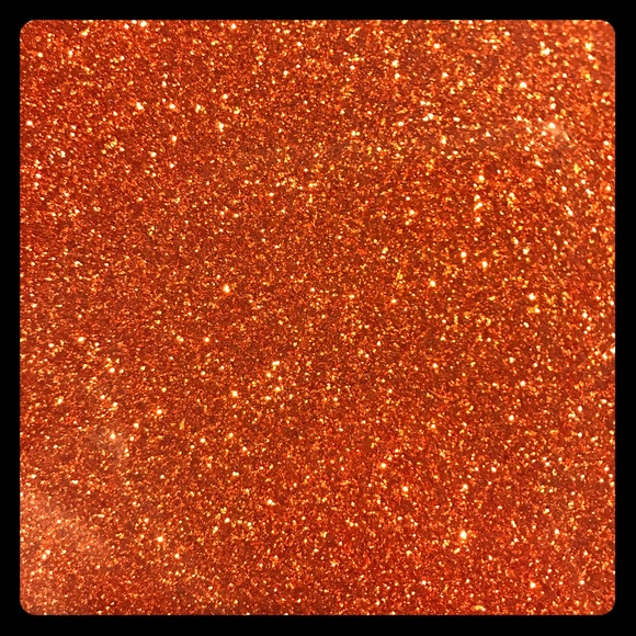 Orange Glitter Heat Transfer Vinyl - Glitter HTV - Picture 1 of 1